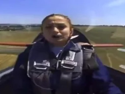 Last Ride? Canopy Detaches From Plane.