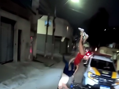 Couple Running from the Cops gets Karma Instantly