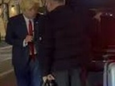 Alec Baldwin Brawl with Trump Impersonator!