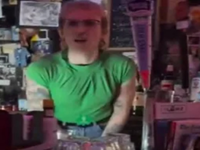 Whacky Woke Bartender hates MAGA Chick!
