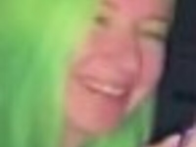 She swallows in front of her friend