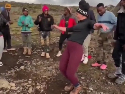 White Wife on Vacation surrounded. Would you allow your Wife?