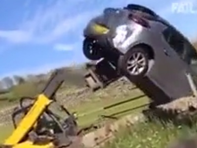 Don't F*ck with a Farmer.  Drunk man finds out