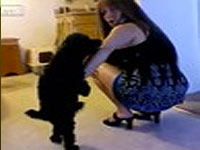 Frisky Little Dog gets Surprise Happy Ending (after clicking scroll down for video)