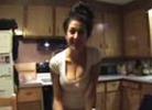 Girl Gets Caught Fucking Boyfriend in Parents Kitchen