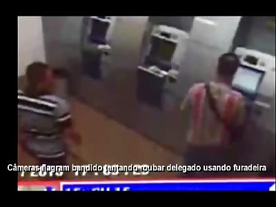 When Robbing a Man at an ATM make Sure he isn't an Off Duty Police Officer with a Gun