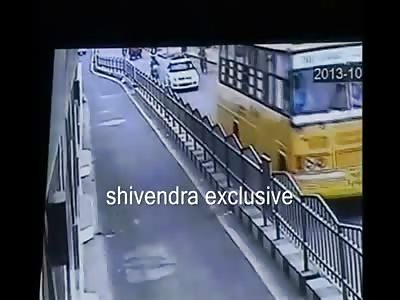 Absolutely Oblivious Man is Fatally Struck by a Car in Plain Sight