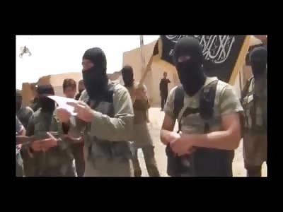 ISIS Member Whispers in the Ear of Man then Executes Him with 3 Shots to the Head