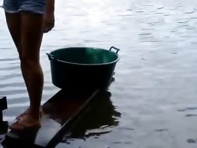 Ever Wonder How they Fish Piranha in Brazil?? Actually Quite Simple 