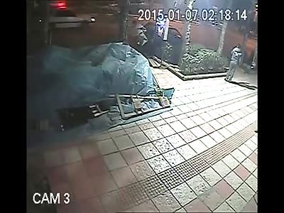 Pedestrian is BADLY Hit by a Drunk Driver.....