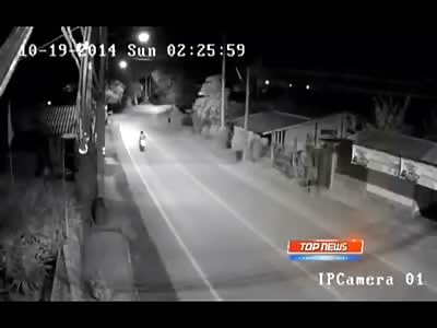 Brutal Head on Collision Kills Rider Instantaneously 