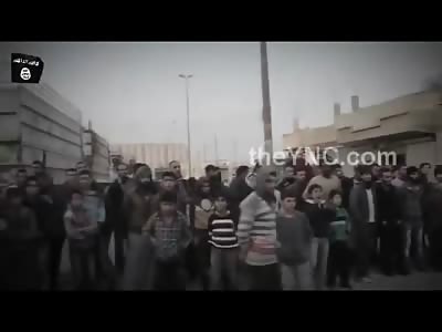 Men Lined up on the Street and Executed Via Handgun