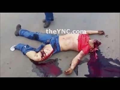 Grisly Aftermath of Man's Suicide by Truck 