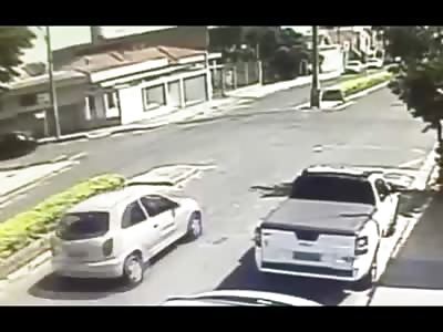 That Red Trucks Wrong Turn is Going to end a Bikers Life