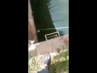 Naked Man is Fished out of the River