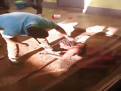 SAVAGE: Man Brutally Beats His Wife With a Stick For Cheating on Him
