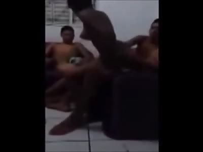 reaky Girl Gets Passed Around the Room