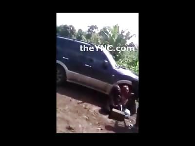 2 Half Naked Women are Paraded Down the Street in Humiliation after Being Caught Stealing