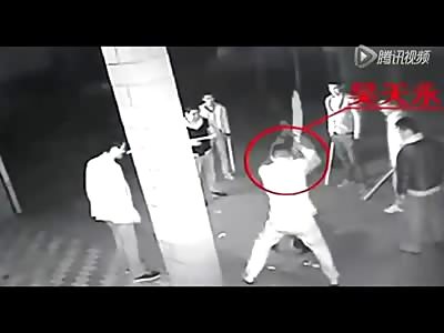 Stick Mob Attacks and Beats Man in a Parking Garage