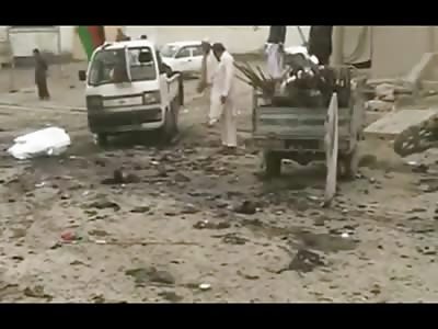 Watch the Exact Moment a Suicide Bomb Goes off and Vaporizes Everyone You See