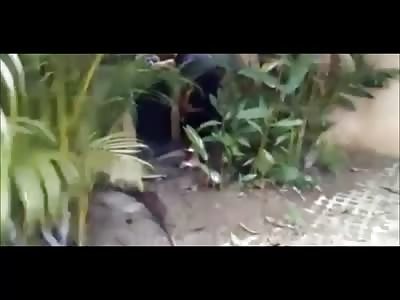 Horny Couple is Caught Fucking and Interrupted by Guy Filming