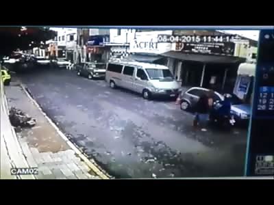 Fat Man Being Executed with a Bullet in the Back of His Head