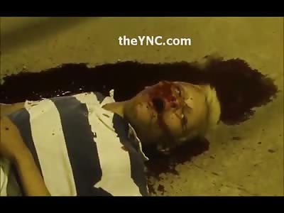 Short Video of Young Boy Dying on the Sidewalk from Gunshot Wound