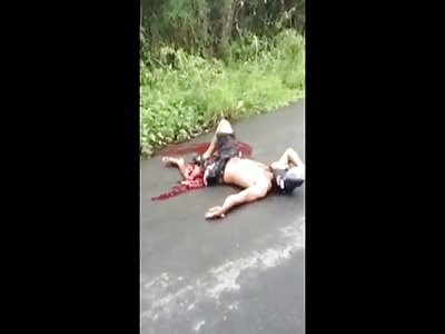 Short Clip of a Biker having a Really Bad Day 