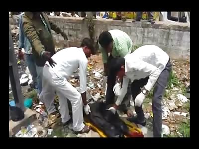 Man Hit by a Train Lost His Foot..EMt's Find it on the Tracks 