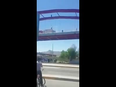 Suicidal Woman is Saved by the Giant Trampoline 