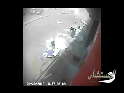 Cameras Capture Moment Cop is Killed by Falling Building (Watch Slow Motion) 