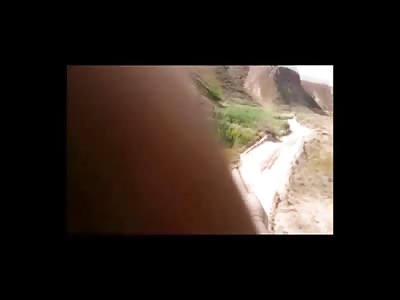 Tank Driver Turns his Enemy into a Hood Ornament 