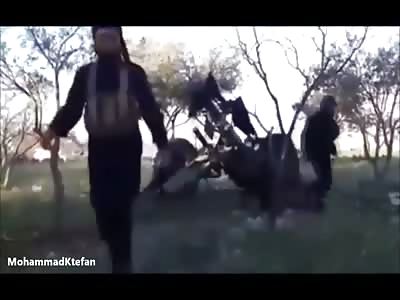 Terrorists Work Extra Hard with Heavy Duty Artillery When All of a Sudden 