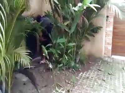 BUSTED: Caught Fucking Co-Worker on the Side of the Building Cause She's Too Damn Loud