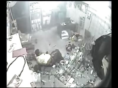 Drugstore Owner and his Employee Both Tragically Killed after Reacting to an Armed Robbery - cctv 2 angle