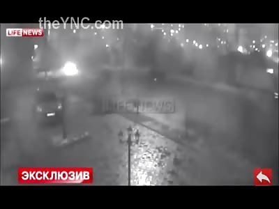 /2 Not Too Bright Guys Walking in the Middle of the Street at Night are Struck and Killed