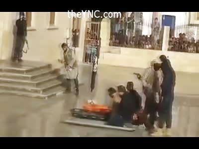 3 Young Men are Executed by ISIS in Front of a Mosque 