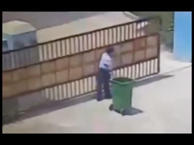 Man Killed in one of the Most Bizarre Accidents You'll Ever See