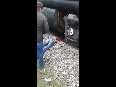 This is Why People Choose to Kill Themselves by Train...Because it Works 