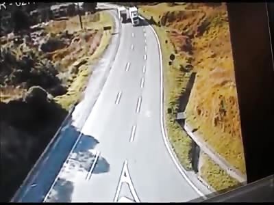 3 Teenagers Having Fun on a Bicycle Being Killed by Truck