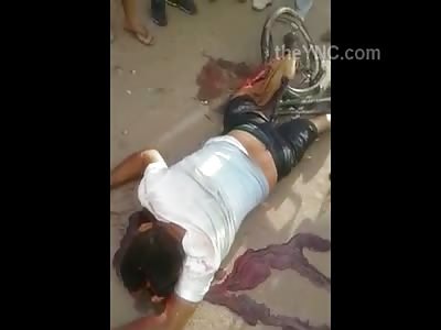 The Aftermath of a Man Killed in Terrible Accident