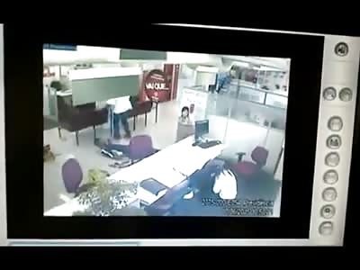 After a Tense Gun-to-Gun Stand Off, Security Guard Shoots First!!