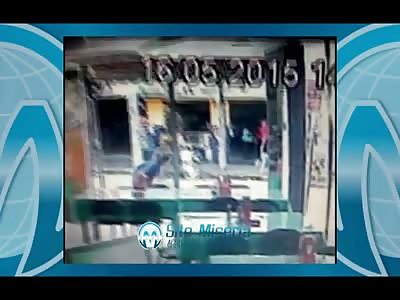 Woman is Shot in the Head From Behind While Casually Walking Down the Street