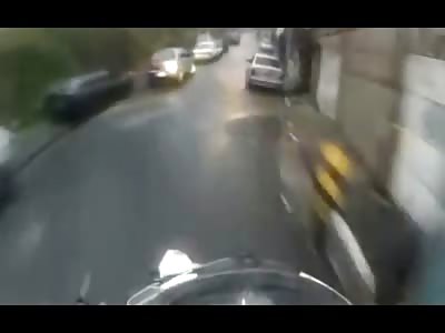 Man Fleeing From Robbery is Hit by Instant Karma