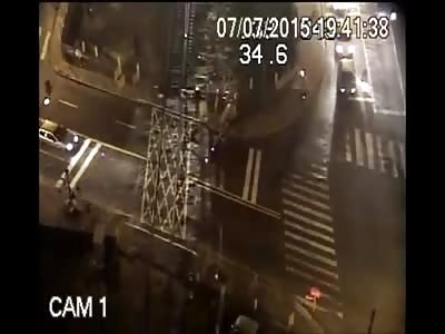 Distracted Man is Hit by Train