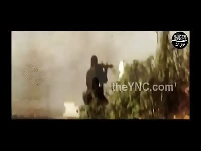 Watch the Horrific Moment this RPG Failure Blows This Guys Head Off (Slow Motion Added)