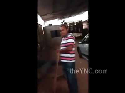 Thief Tied to Pole in a Barn and Tortured 