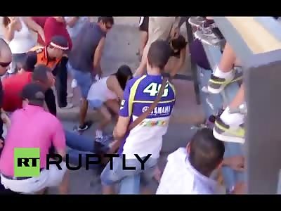 Guy Brutally Gored and Mauled Left as a Bloody Mess by Bull (2 Angles & Aftermath Included)