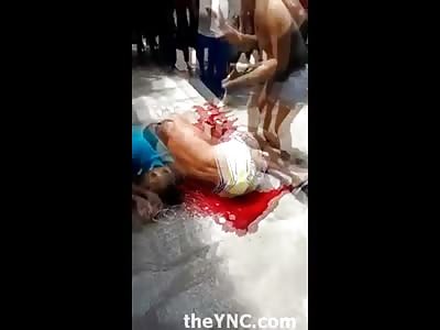 Screaming Woman Can't Handle the Sight of her Murdered Husband 