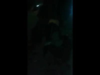 Fucked Up Charred Body After Helicopter Crash